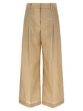 Brunello Cucinelli Beige Cotton Casual Pants