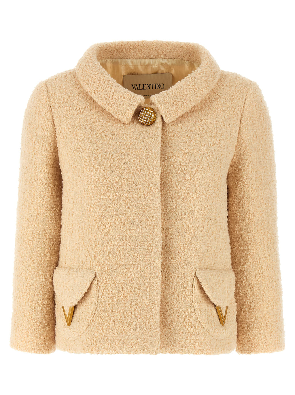 Valentino Garavani White Virgin Wool Blazer