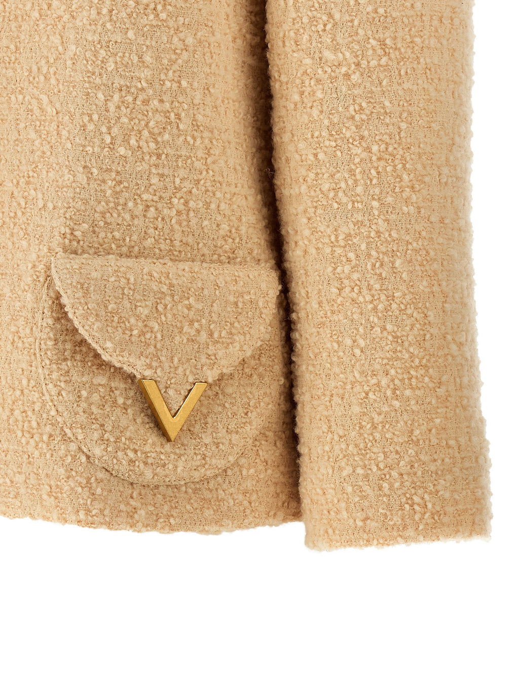Valentino Garavani White Virgin Wool Blazer
