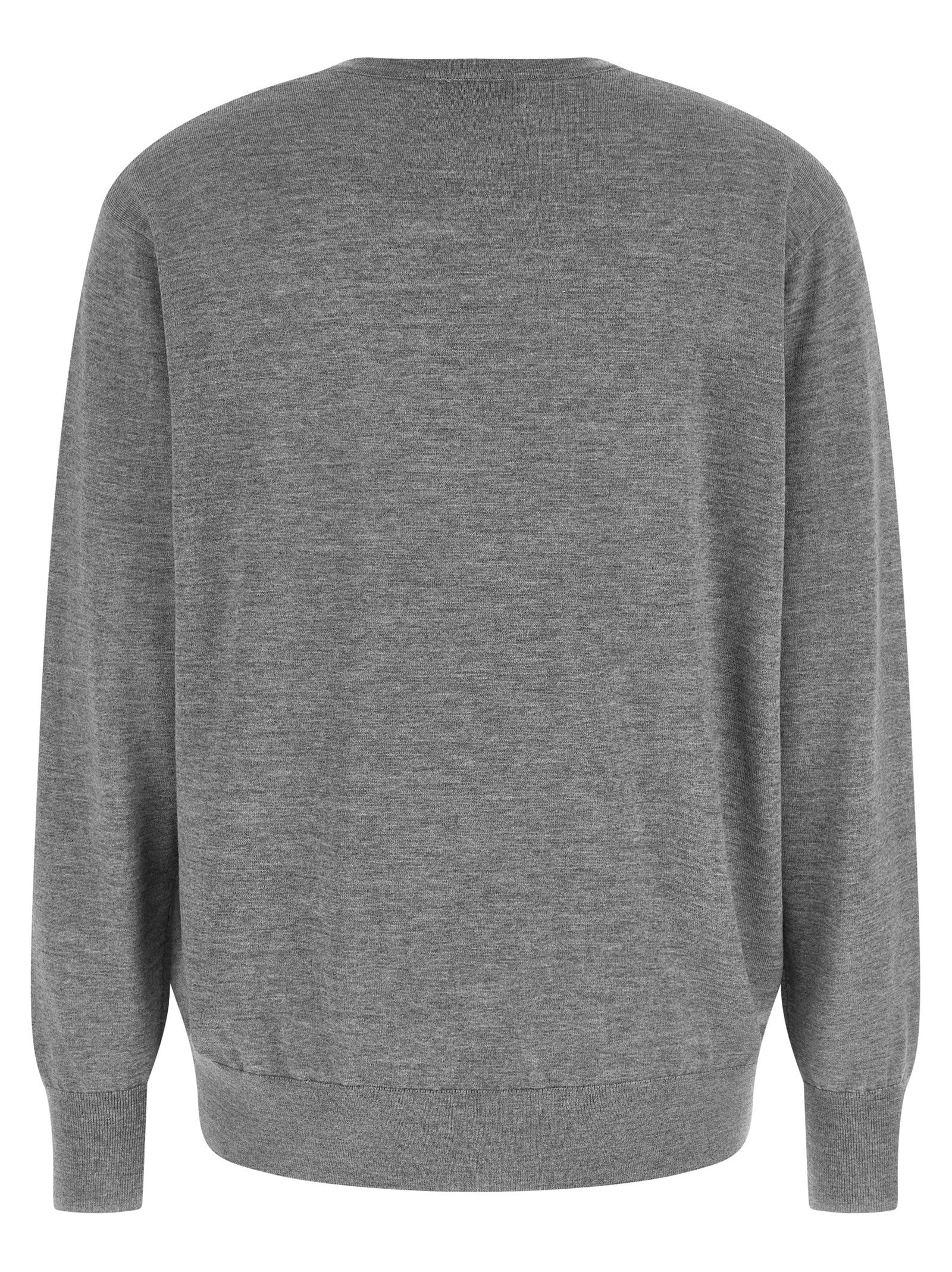 Dries Van Noten Gray Merino Wool Cardigan