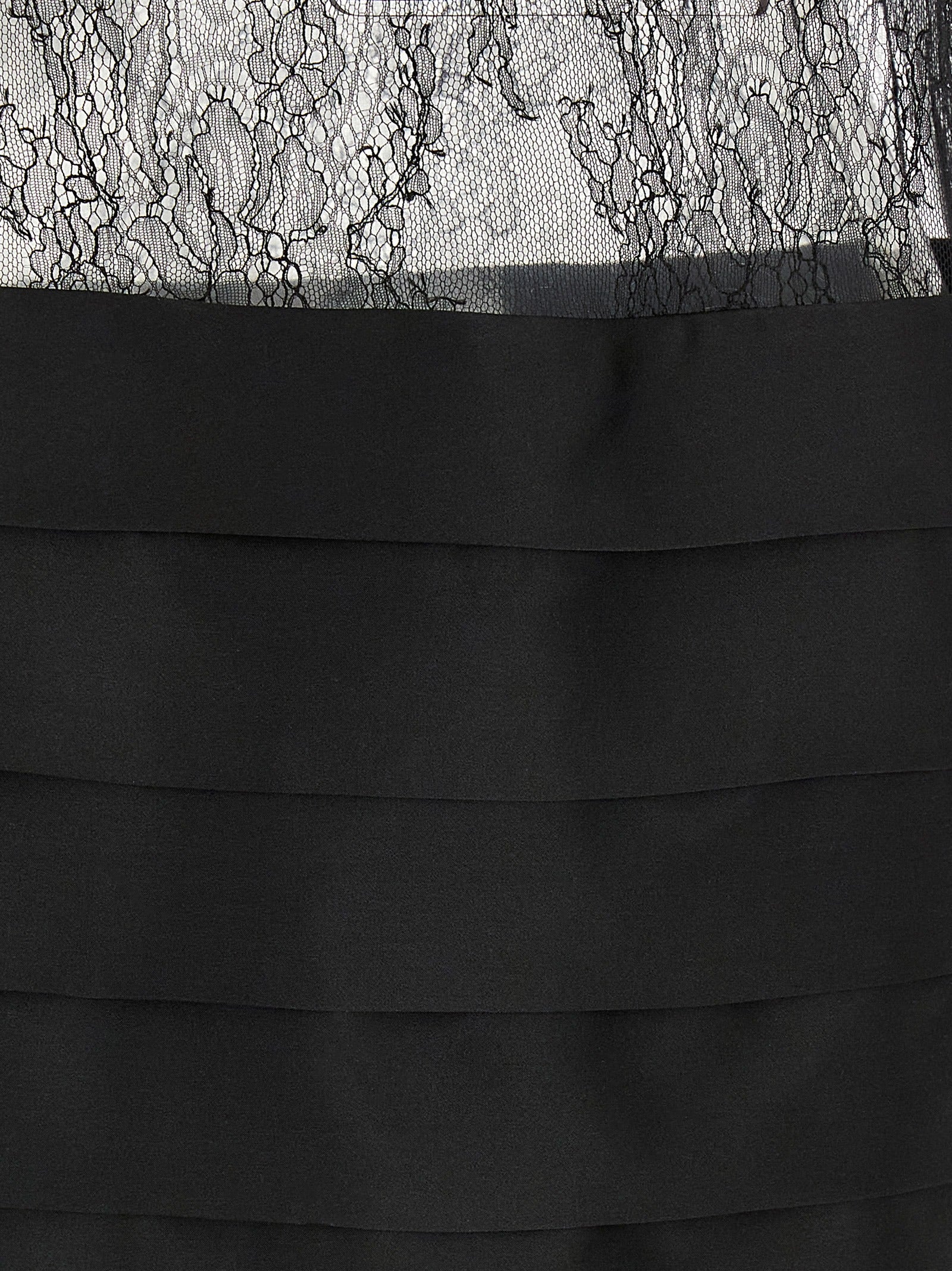 Ferragamo Black Silk Short Dress