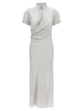 Alexander McQueen Multicolor Silk Long Dress