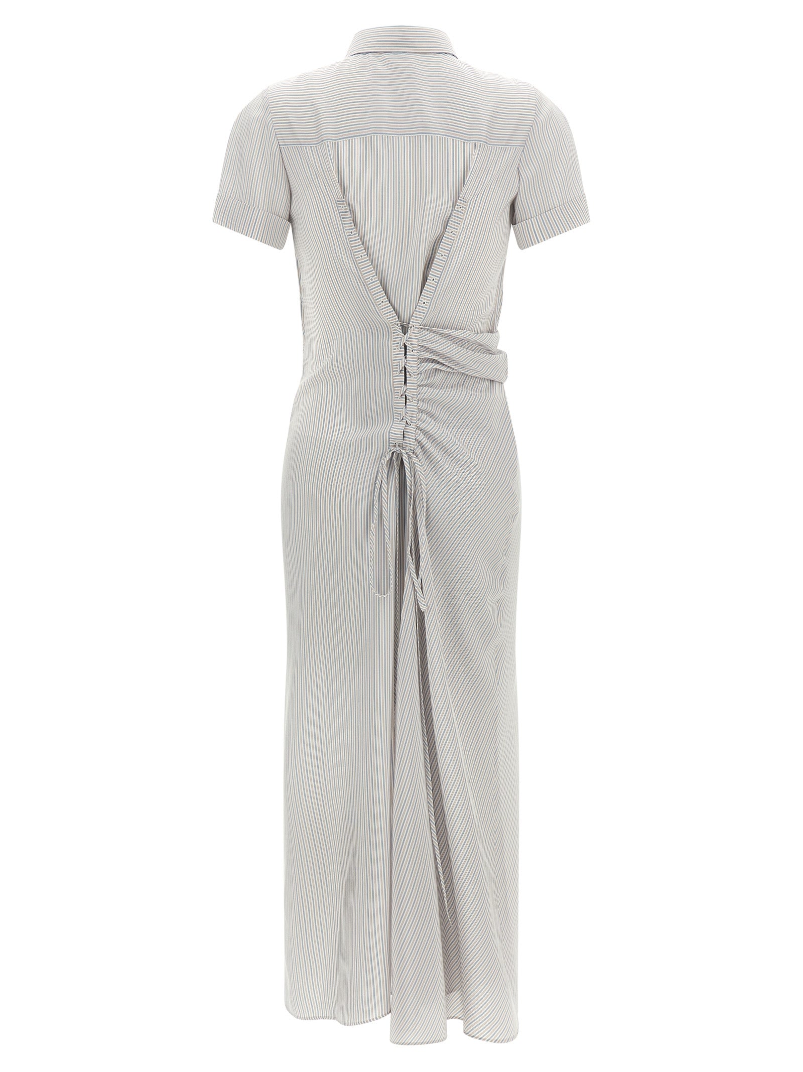 Alexander McQueen Multicolor Silk Long Dress