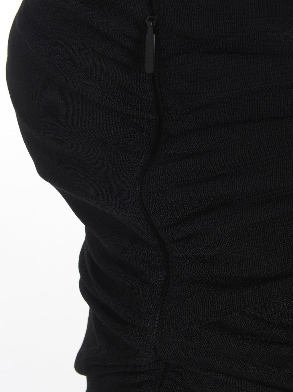 Saint Laurent Black Viscose Long Dress