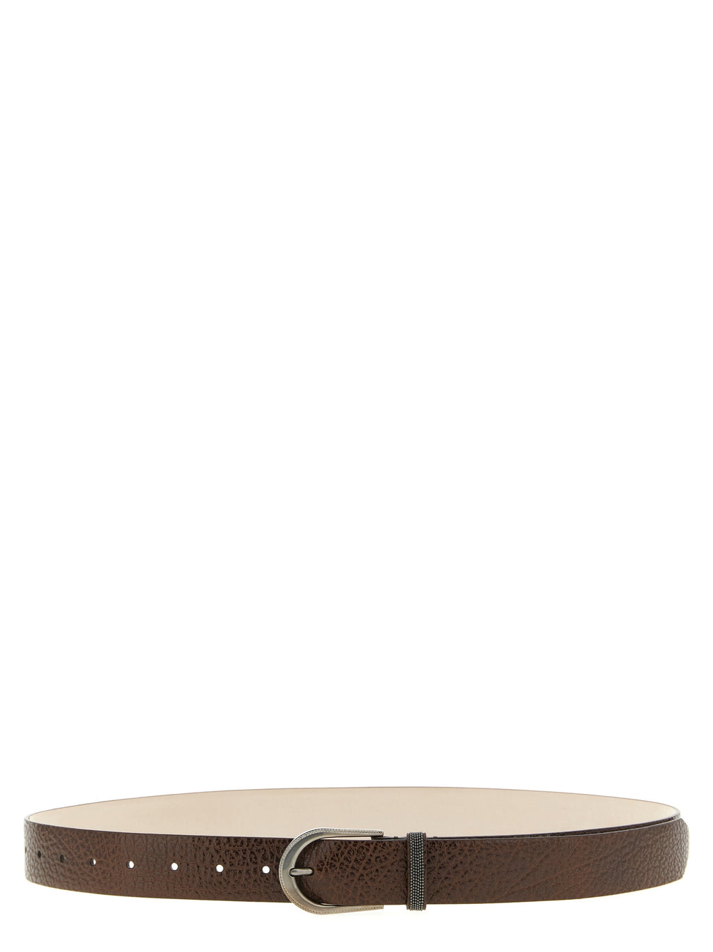 Brunello Cucinelli Brown Calfskin Regular Belt