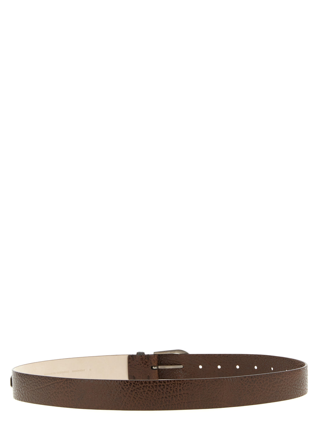 Brunello Cucinelli Brown Calfskin Regular Belt