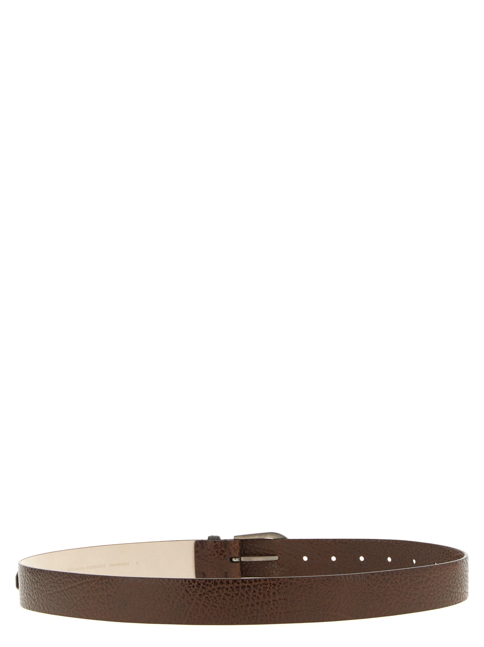 Brunello Cucinelli Brown Calfskin Regular Belt