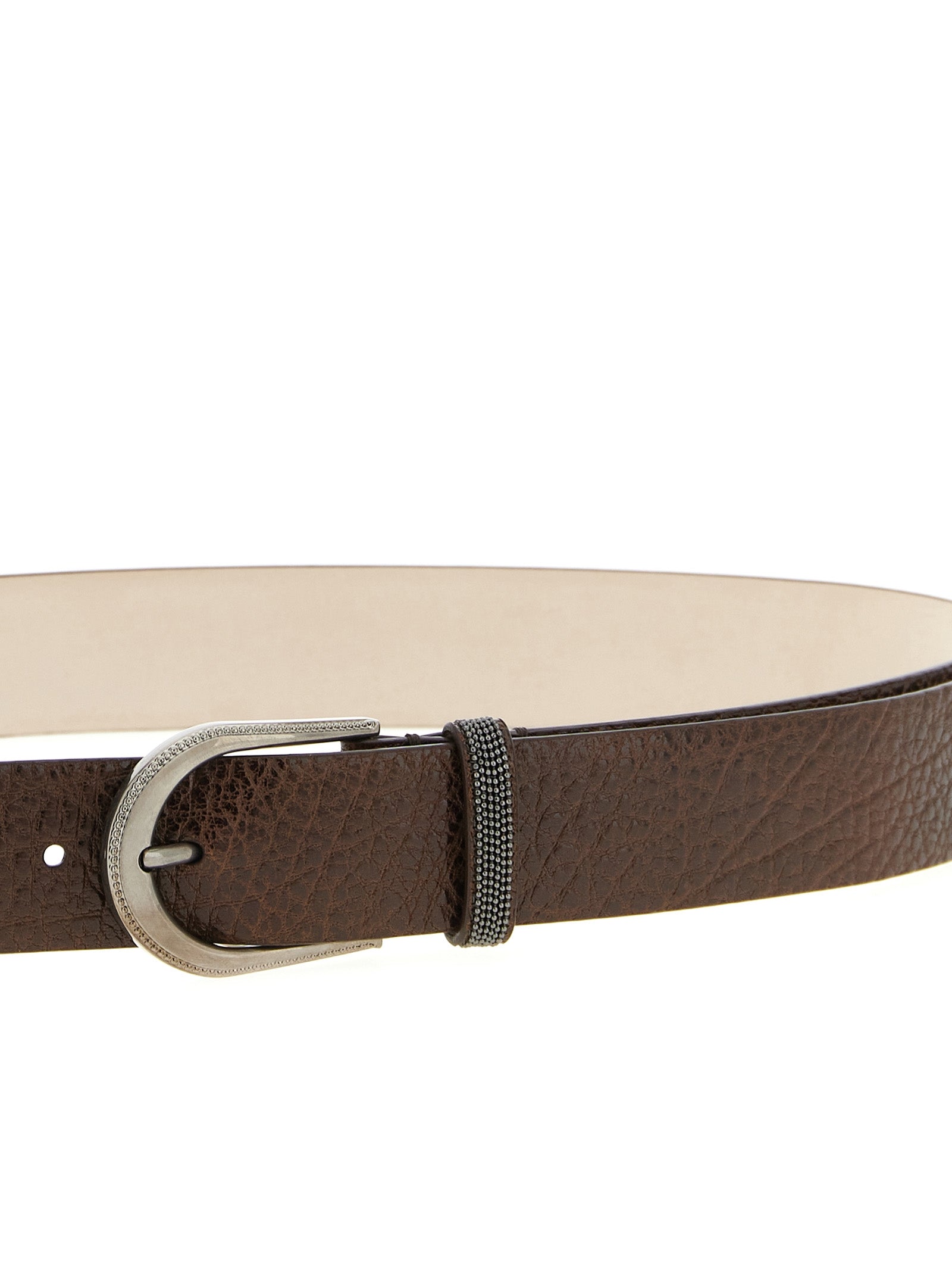 Brunello Cucinelli Brown Calfskin Regular Belt