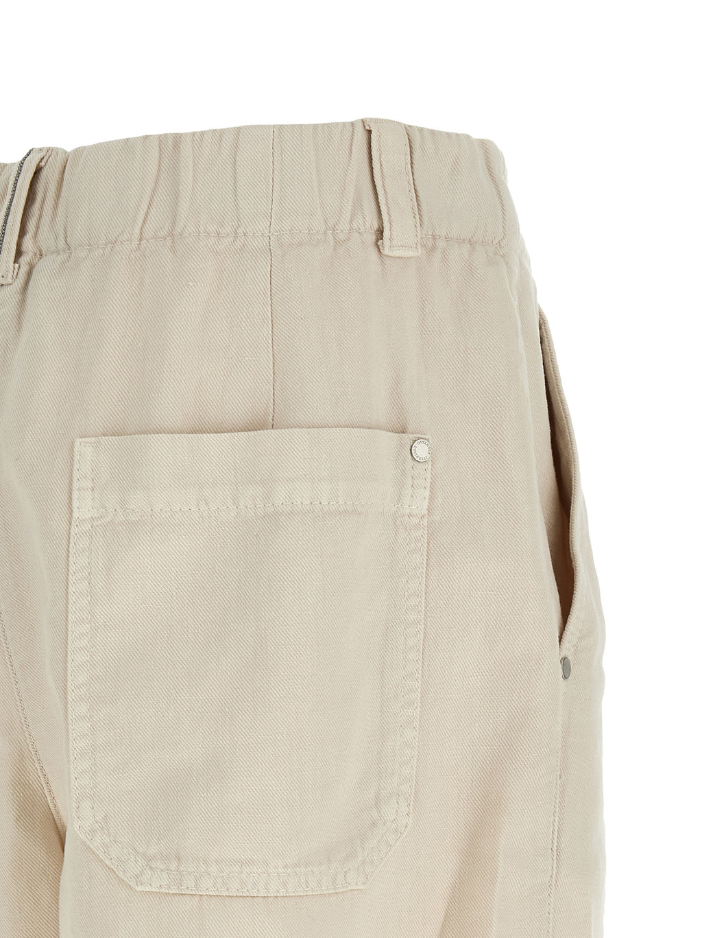 Brunello Cucinelli Beige Cotton Bermuda Shorts