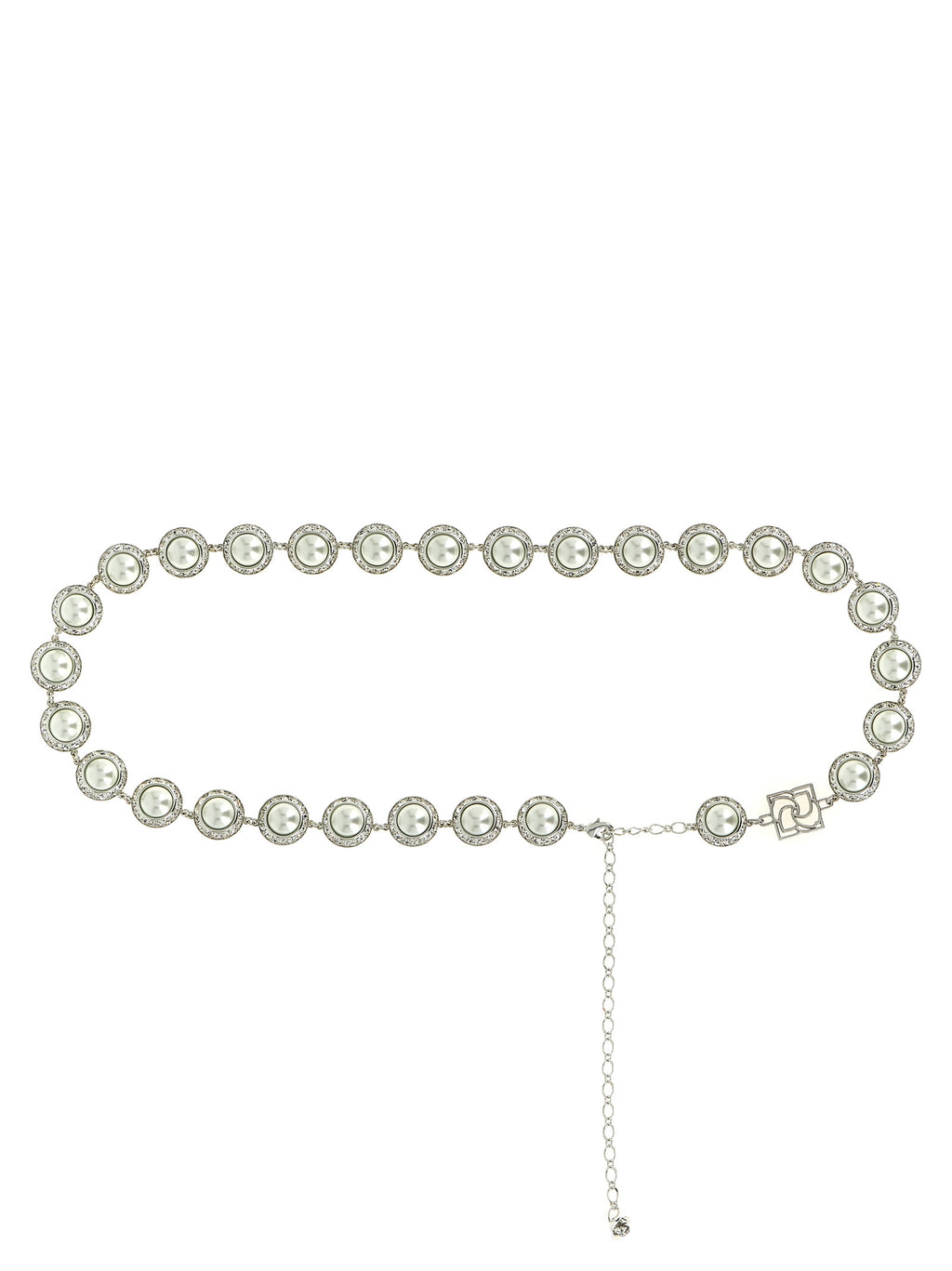 Magda Butrym Silver Calfskin Regular Belt