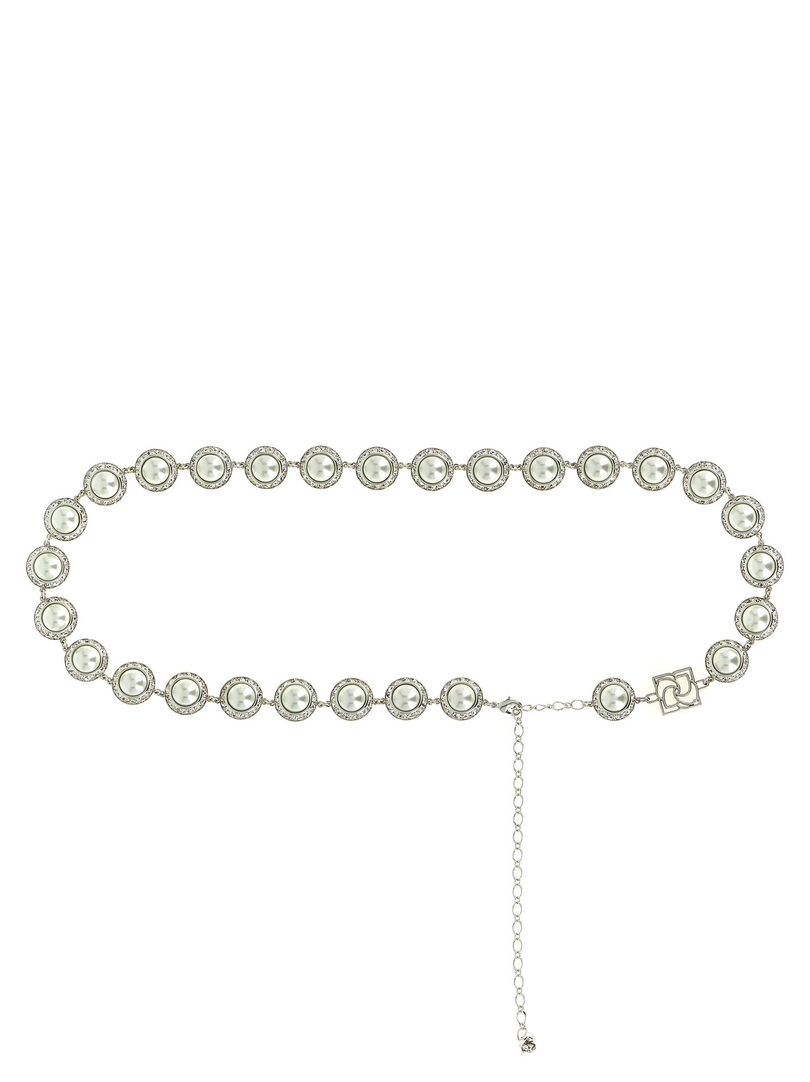 Magda Butrym Silver Calfskin Regular Belt