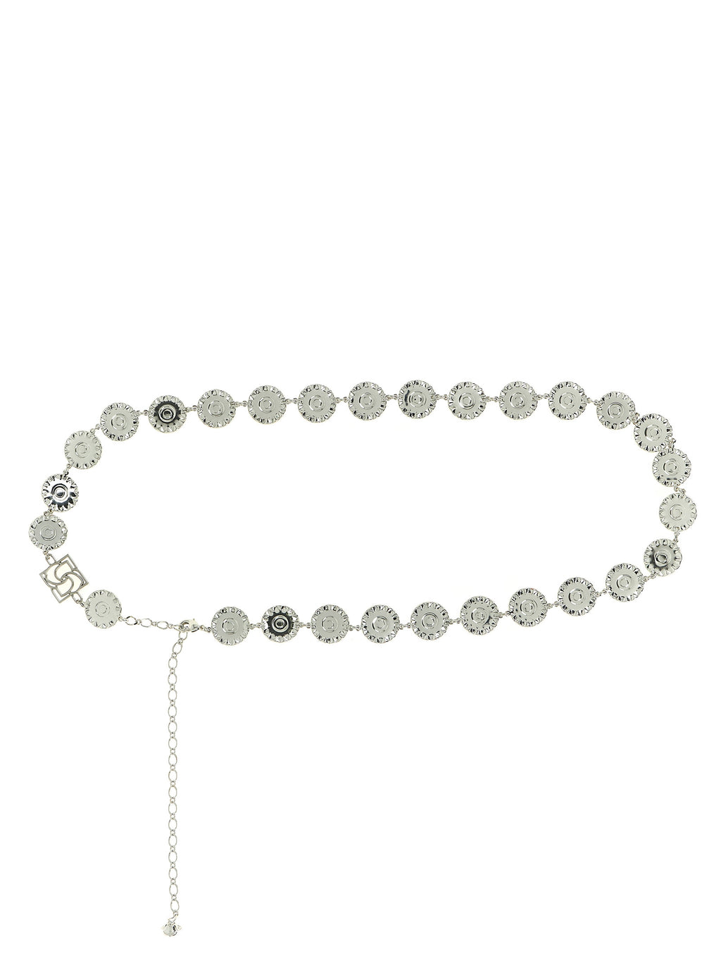 Magda Butrym Silver Calfskin Regular Belt