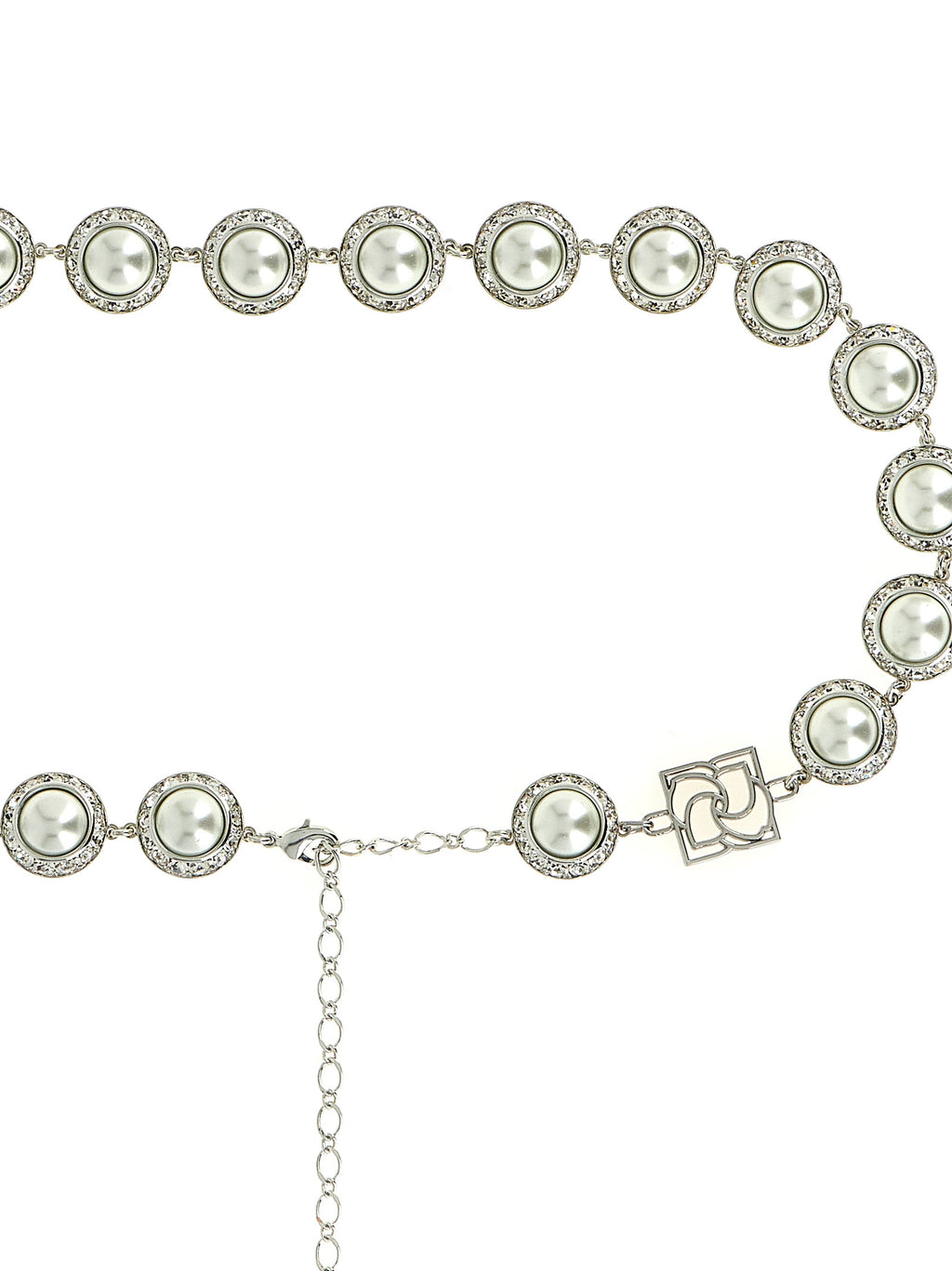 Magda Butrym Silver Calfskin Regular Belt