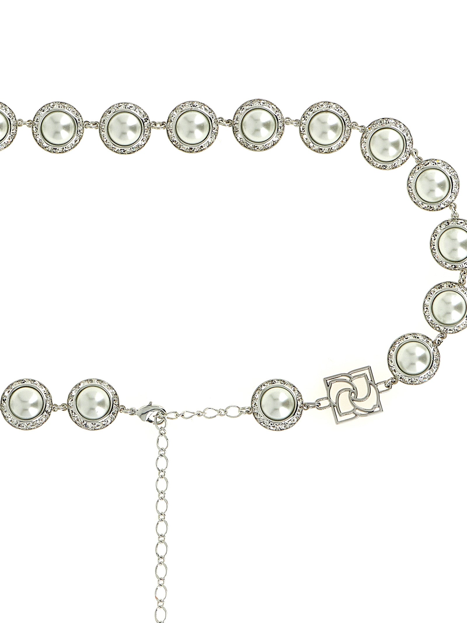 Magda Butrym Silver Calfskin Regular Belt