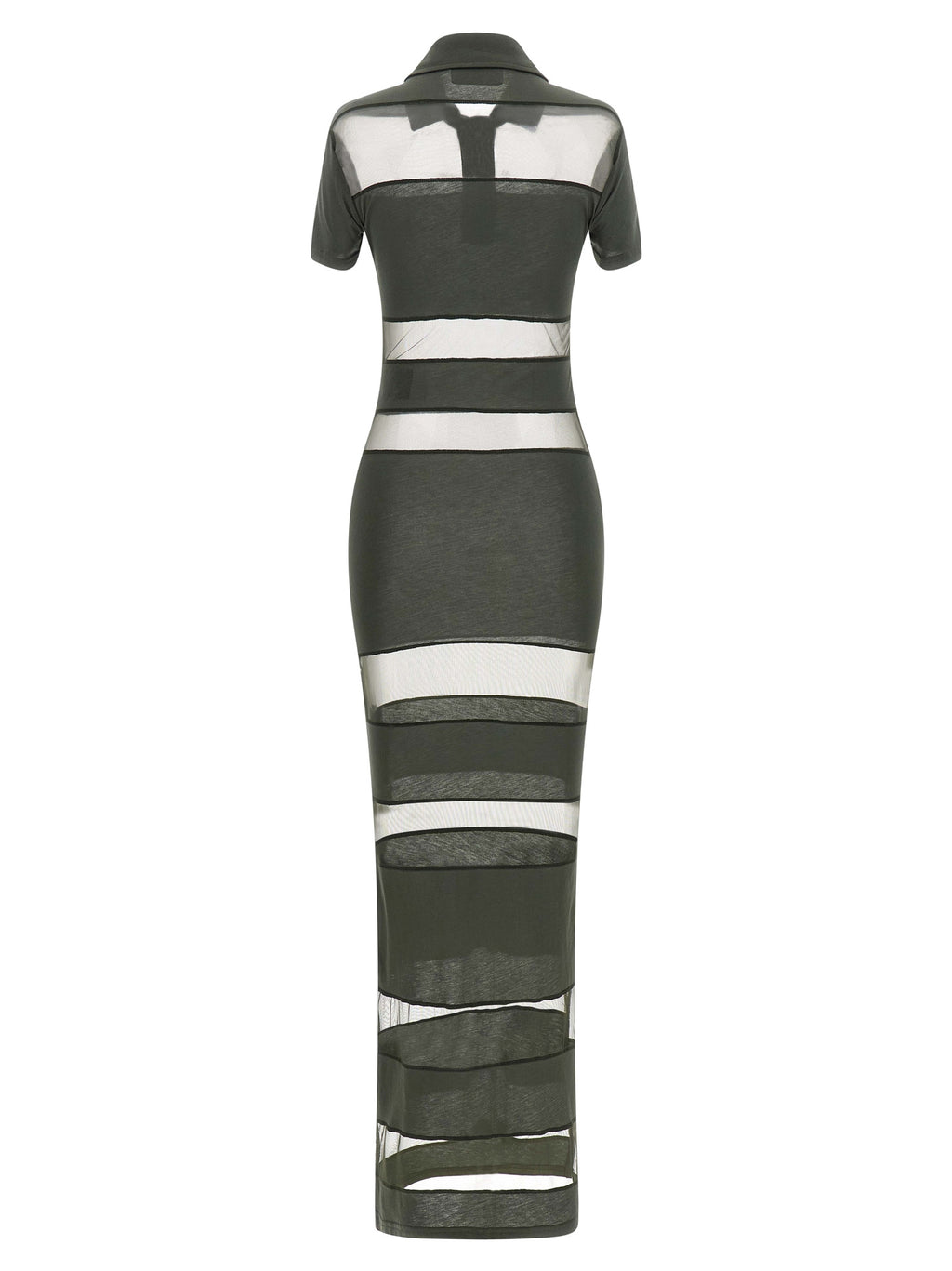 Coperni Bicolor Cotton Long Dress