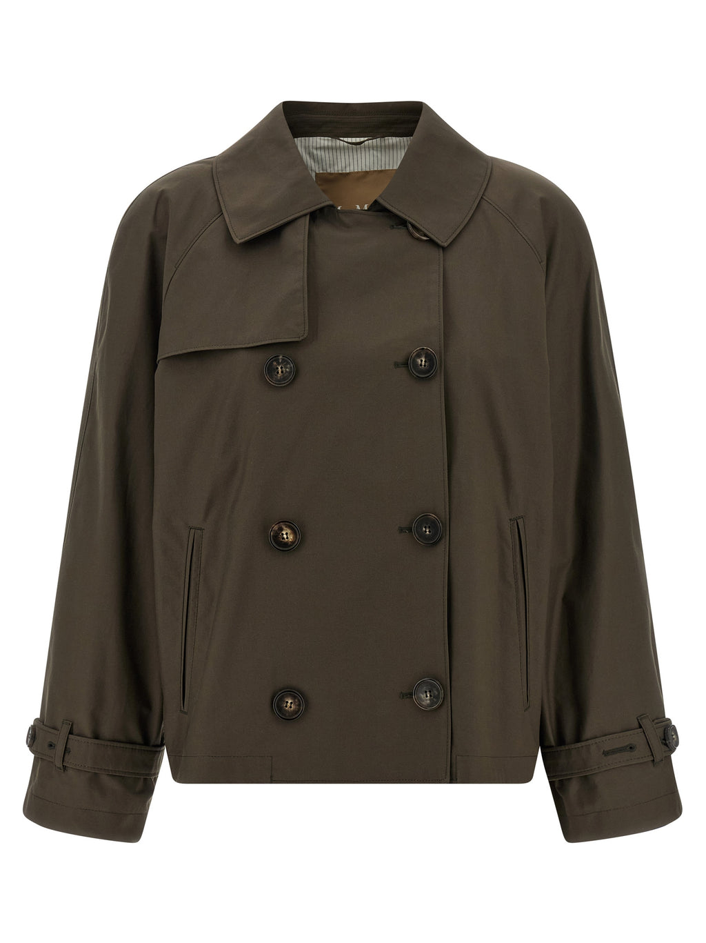 Max Mara Bicolor Cotton Coat