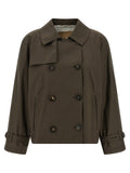 Max Mara Bicolor Cotton Coat
