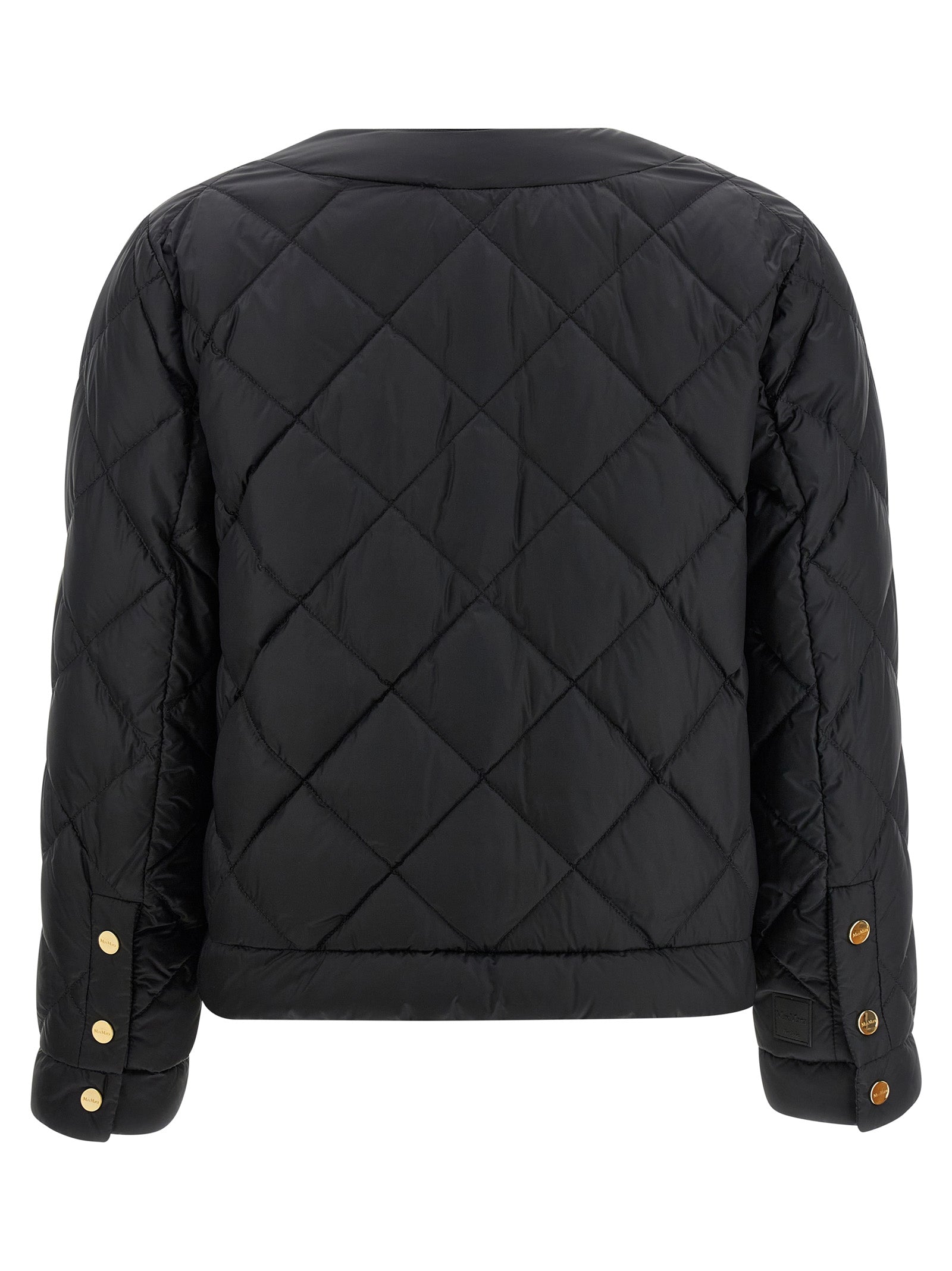 Max Mara Black Polyamide Full-Length Jacket