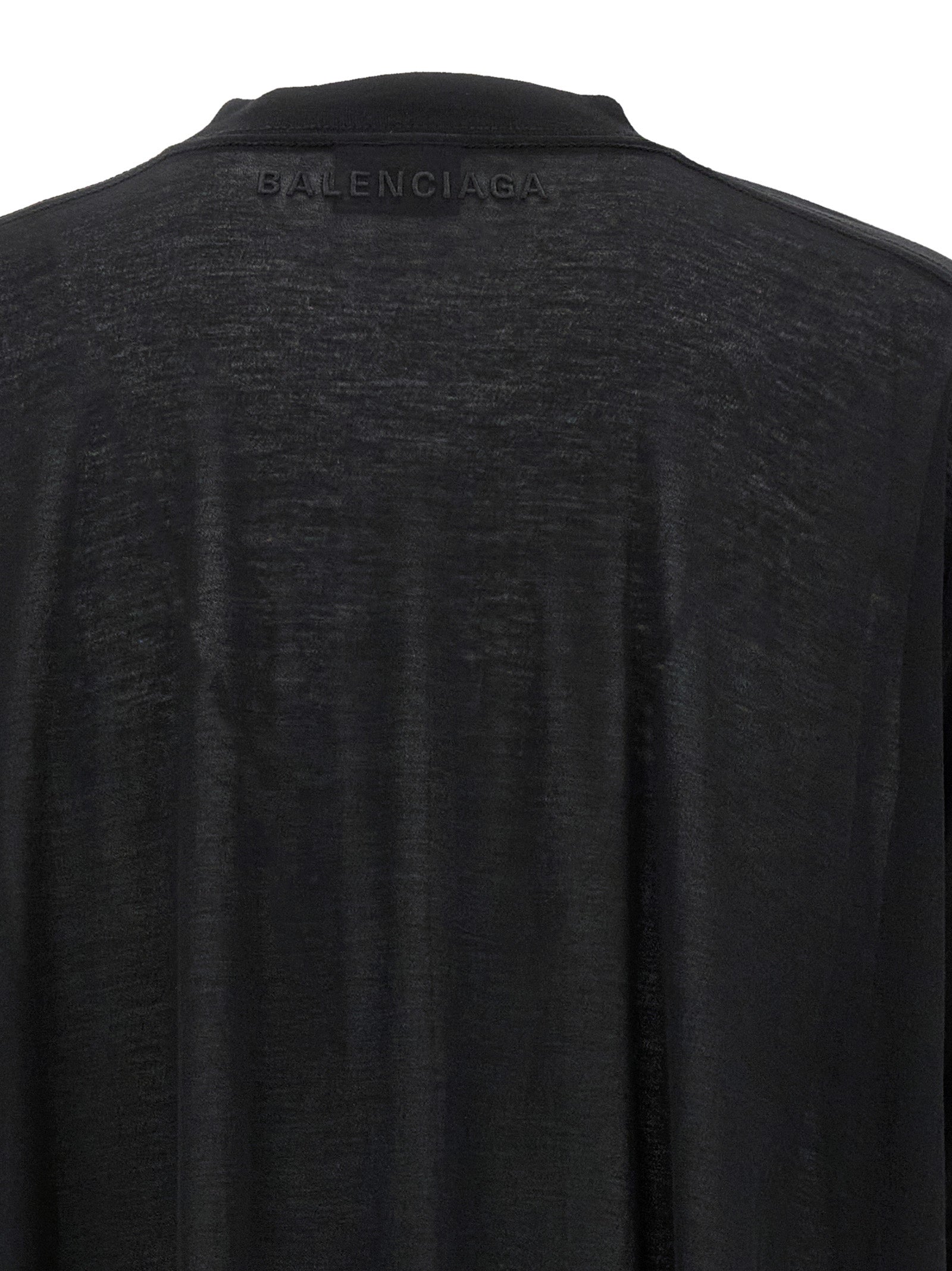 Balenciaga Black Cotton Casual Dress