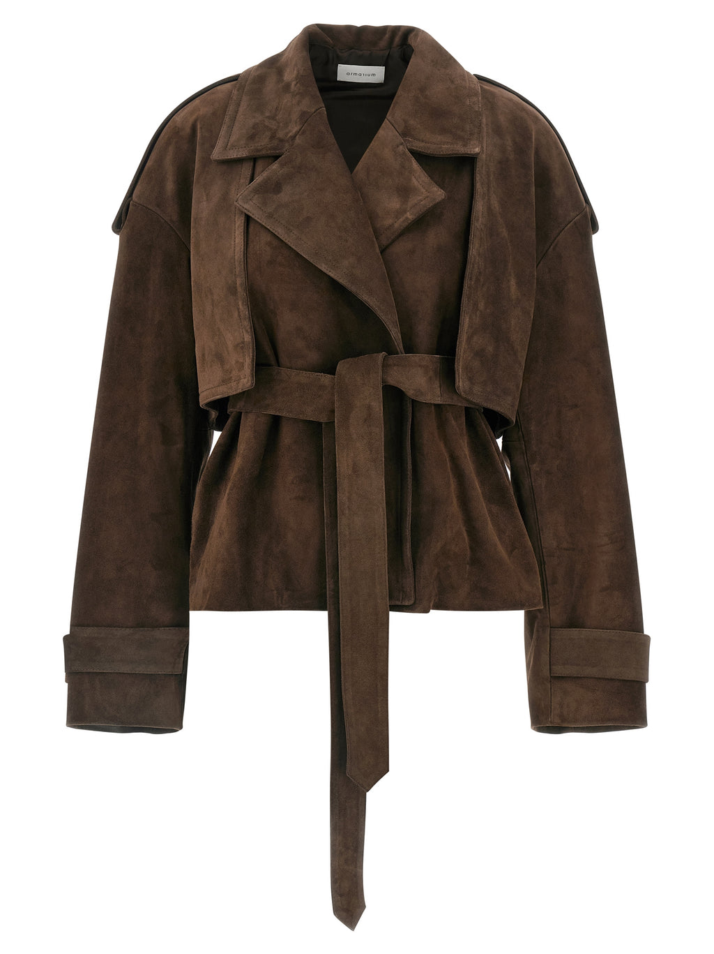 Armarium Brown Calfskin Leather Jacket