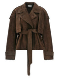 Armarium Brown Calfskin Leather Jacket