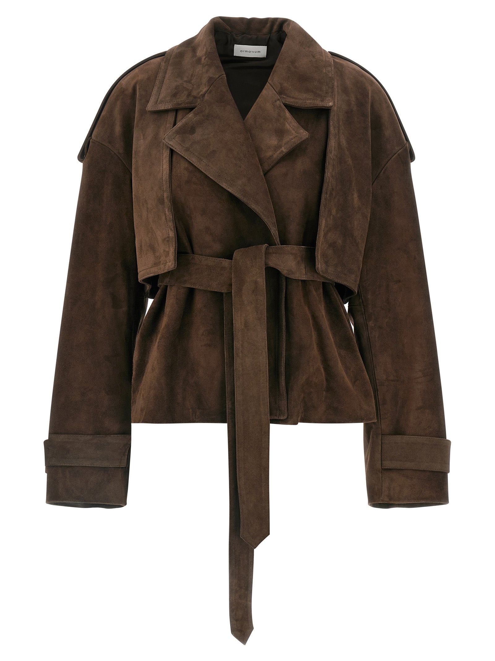 Armarium Brown Calfskin Leather Jacket
