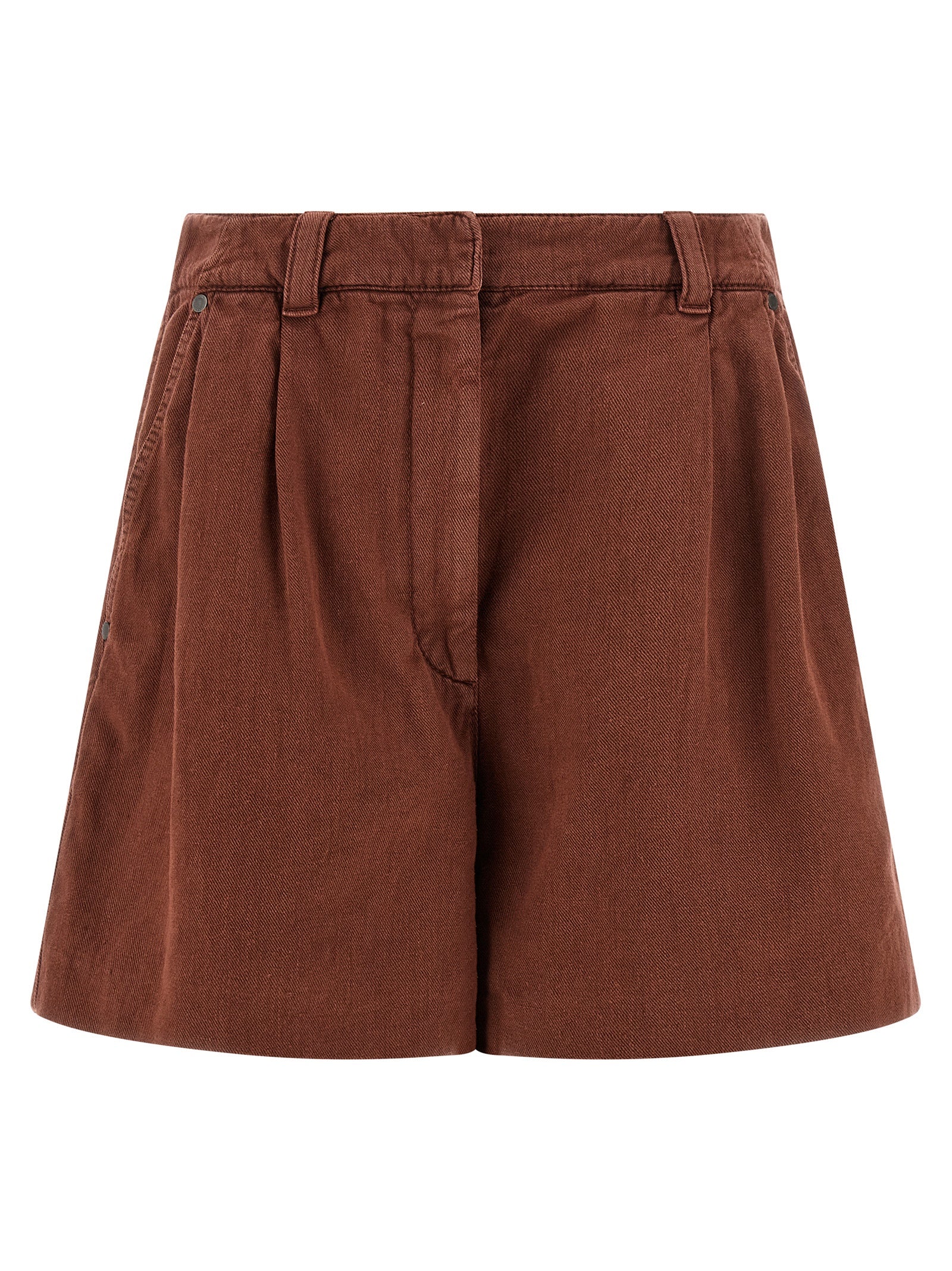 Brunello Cucinelli Multicolor Cotton Bermuda Shorts