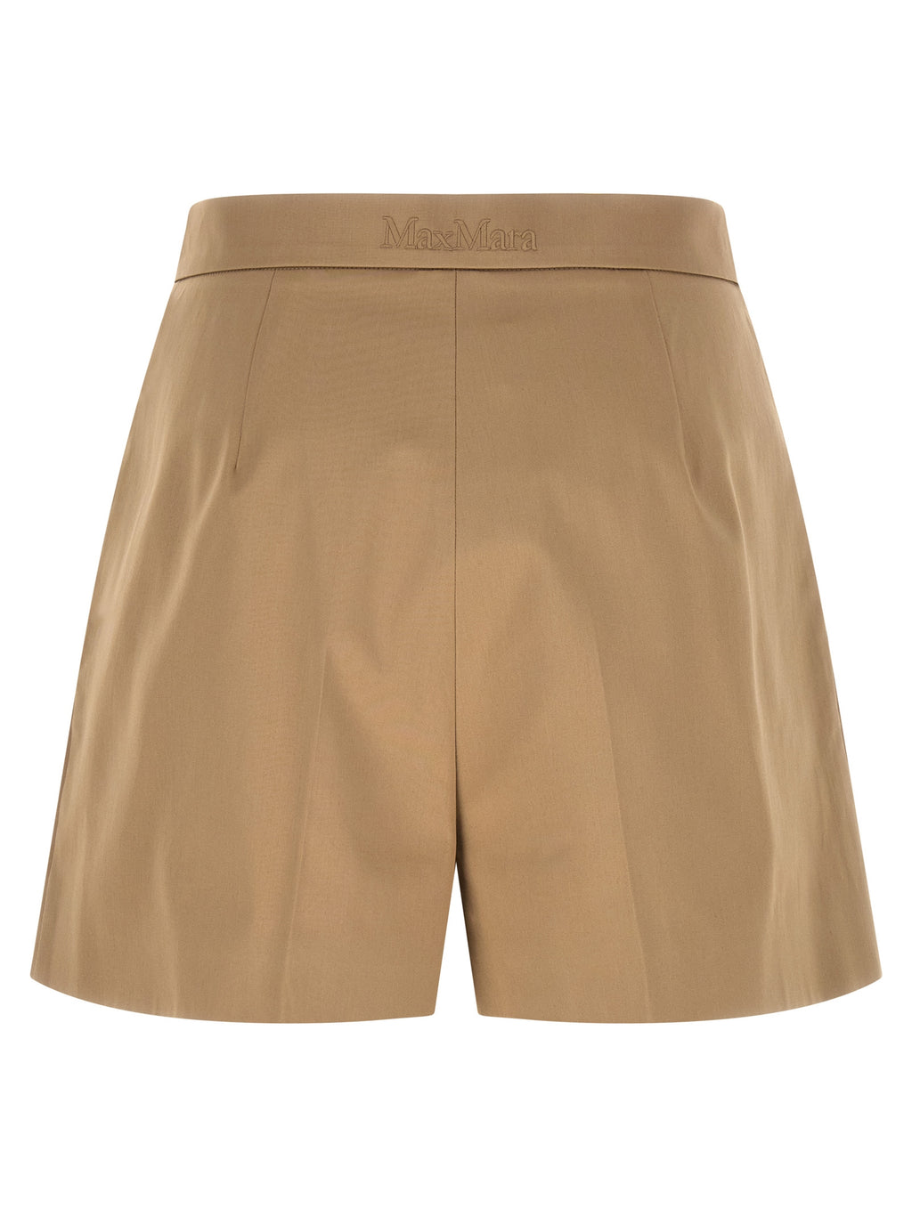 Max Mara Beige Cotton Bermuda Shorts