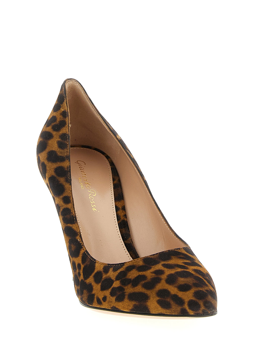 Gianvito Rossi Multicolor Suede Leather High Heel Pumps