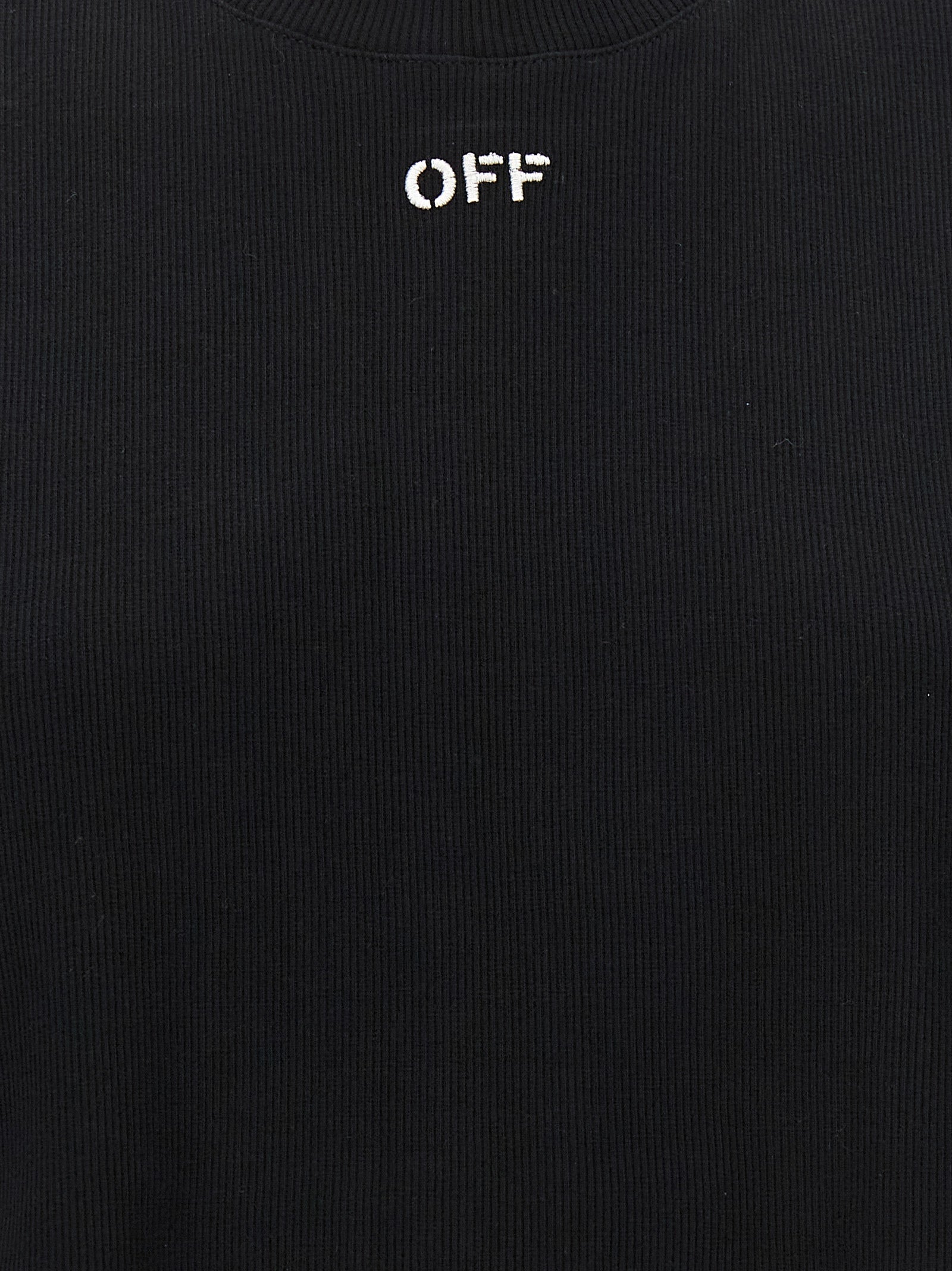 Off-White Black Cotton Sportswear