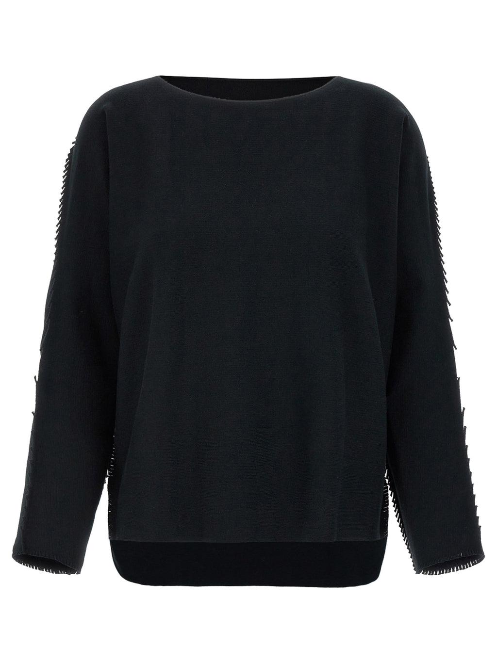 Issey Miyake Black Cotton Cardigan