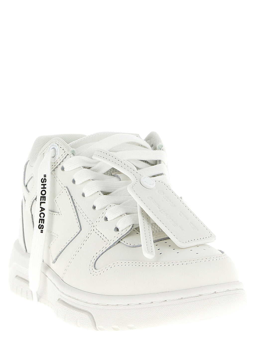Off-White White Bovine Leather Sneakers