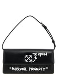 Off-White Bicolor Calfskin Shoulder Bag