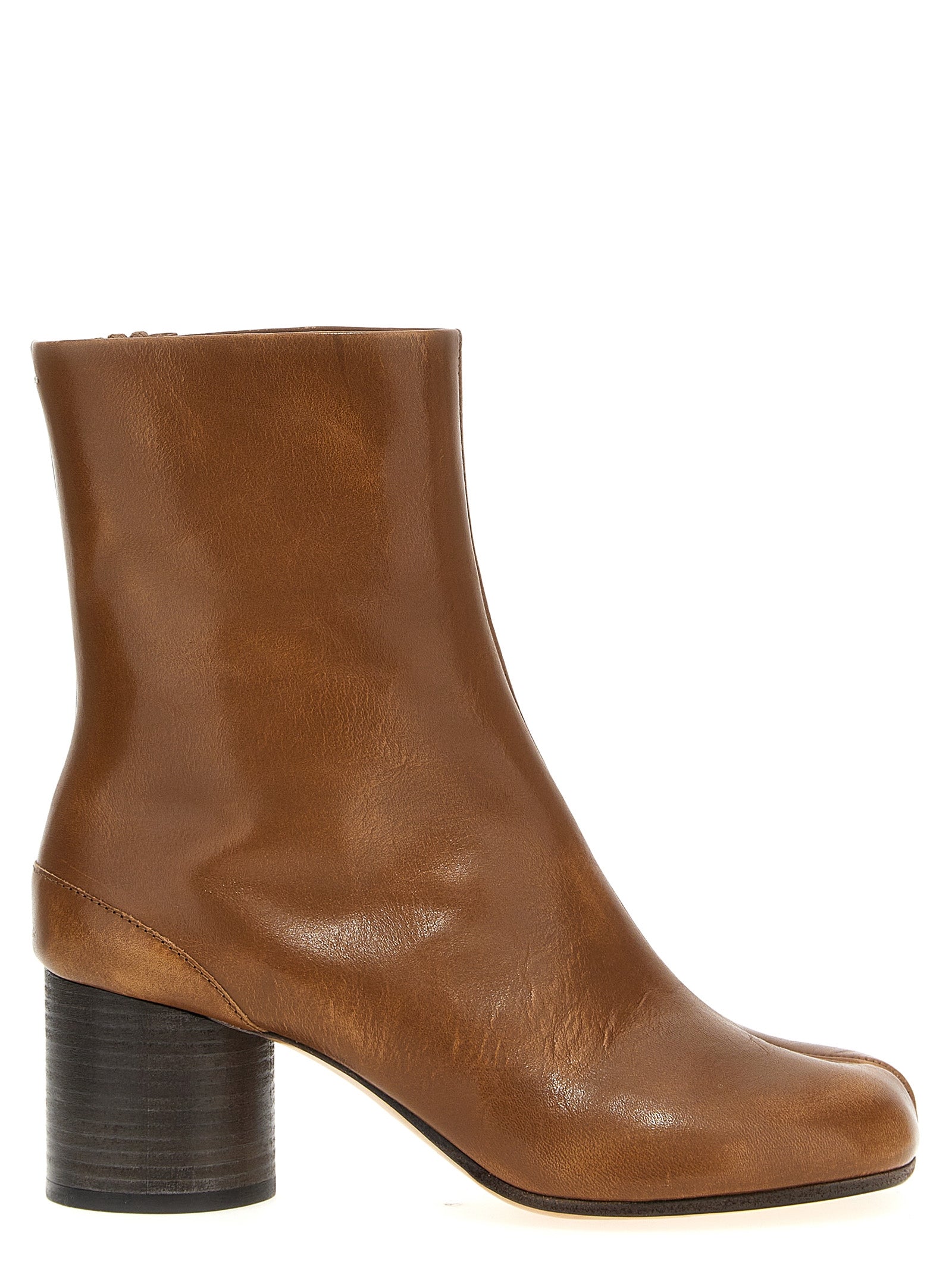 Maison Margiela Brown Calfskin Ankle Boots