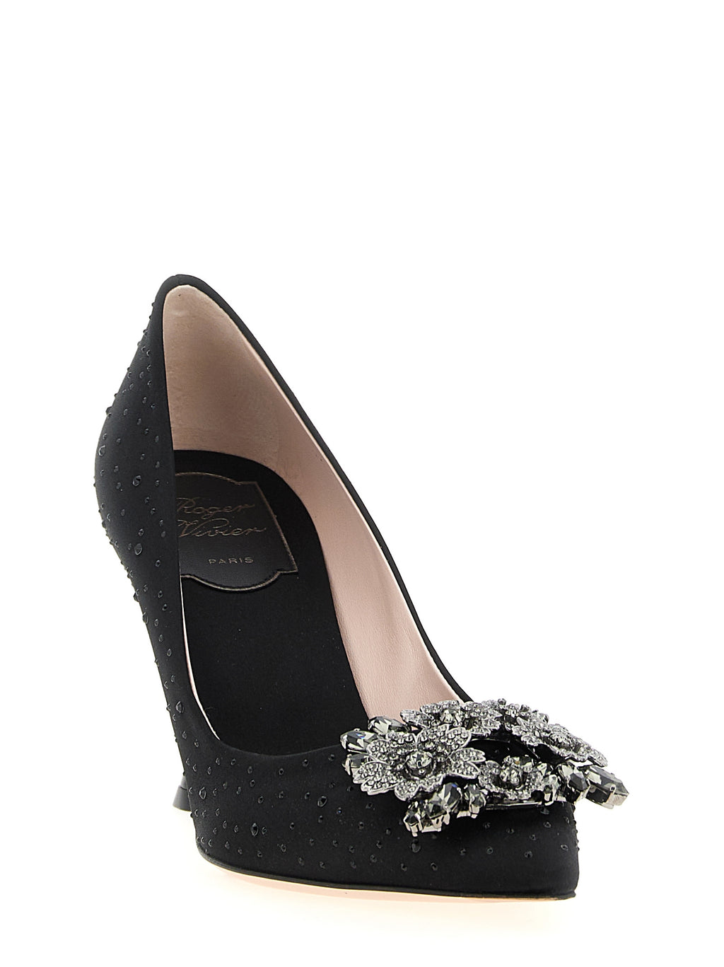 Roger Vivier Black Viscose High Heel Pumps