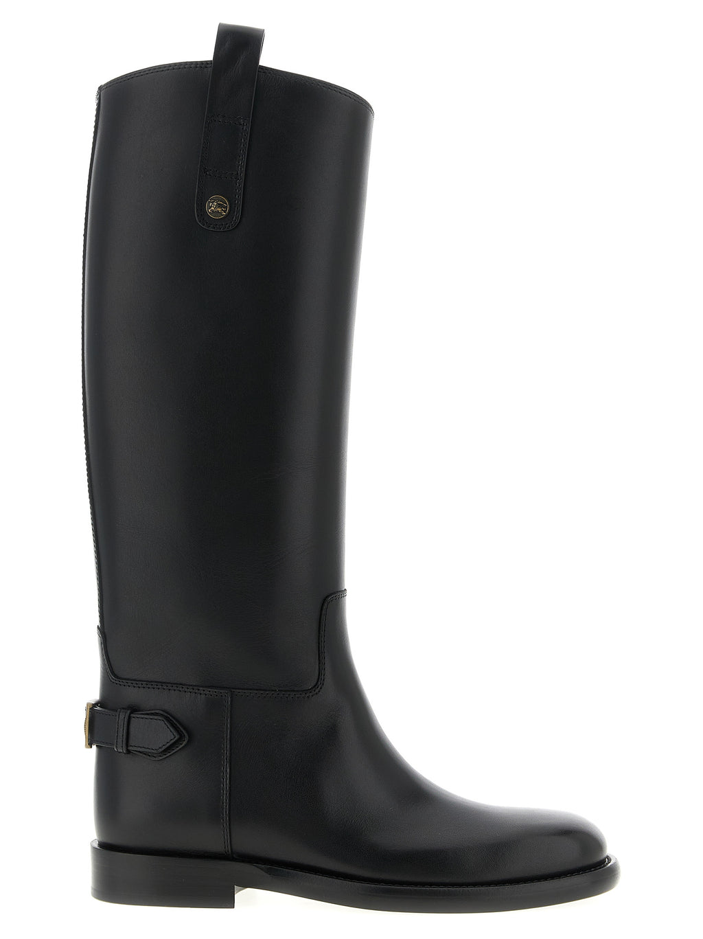 Burberry Black Calfskin Over The Knee