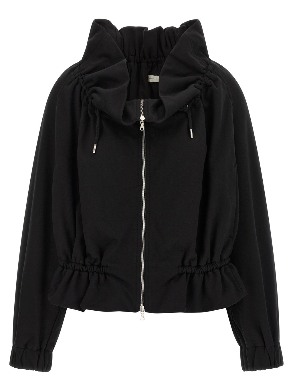 Dries Van Noten Black Cotton Sweatshirt