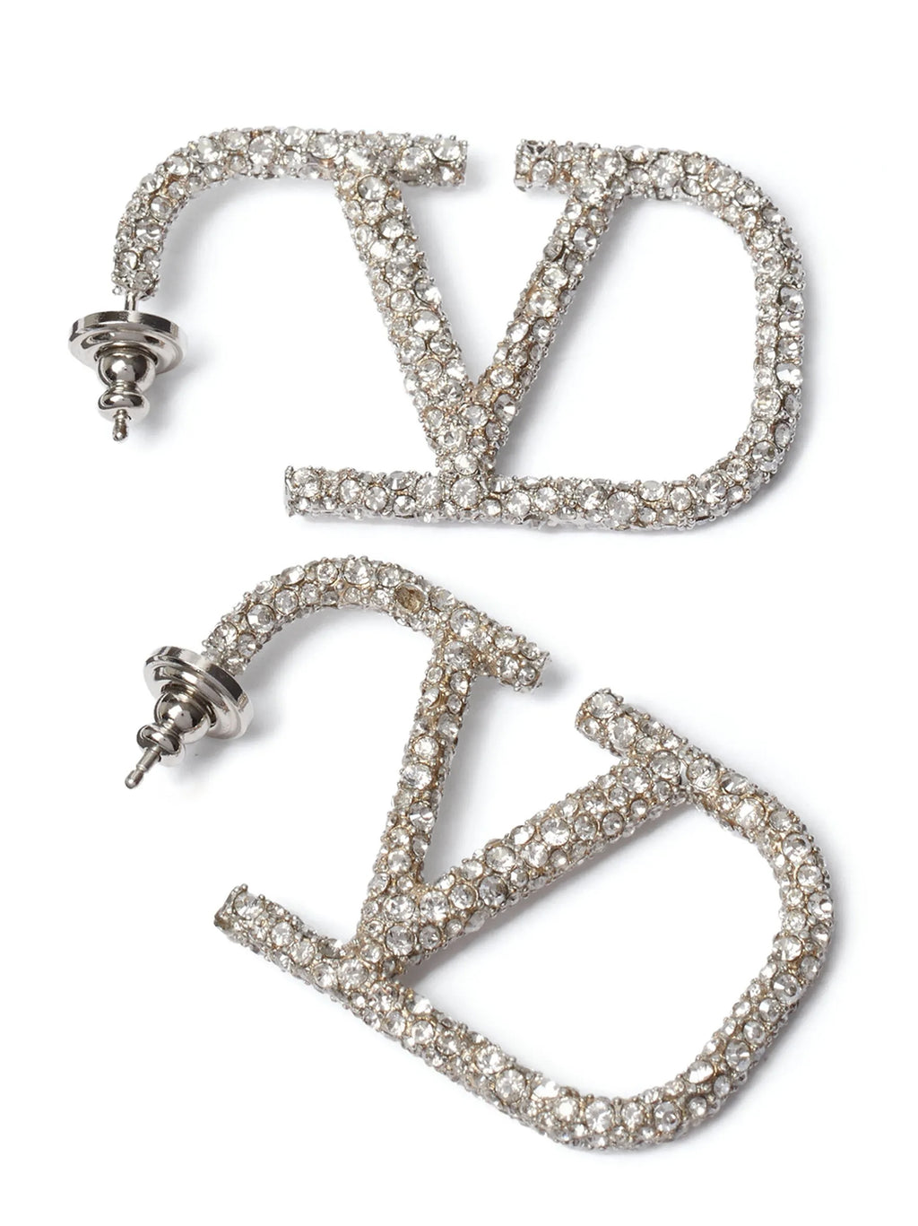 Valentino Garavani Silver Stainless Steel Earrings