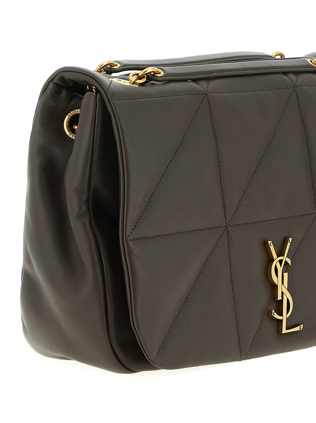 Saint Laurent Bicolor Lamb Leather Shoulder Bag