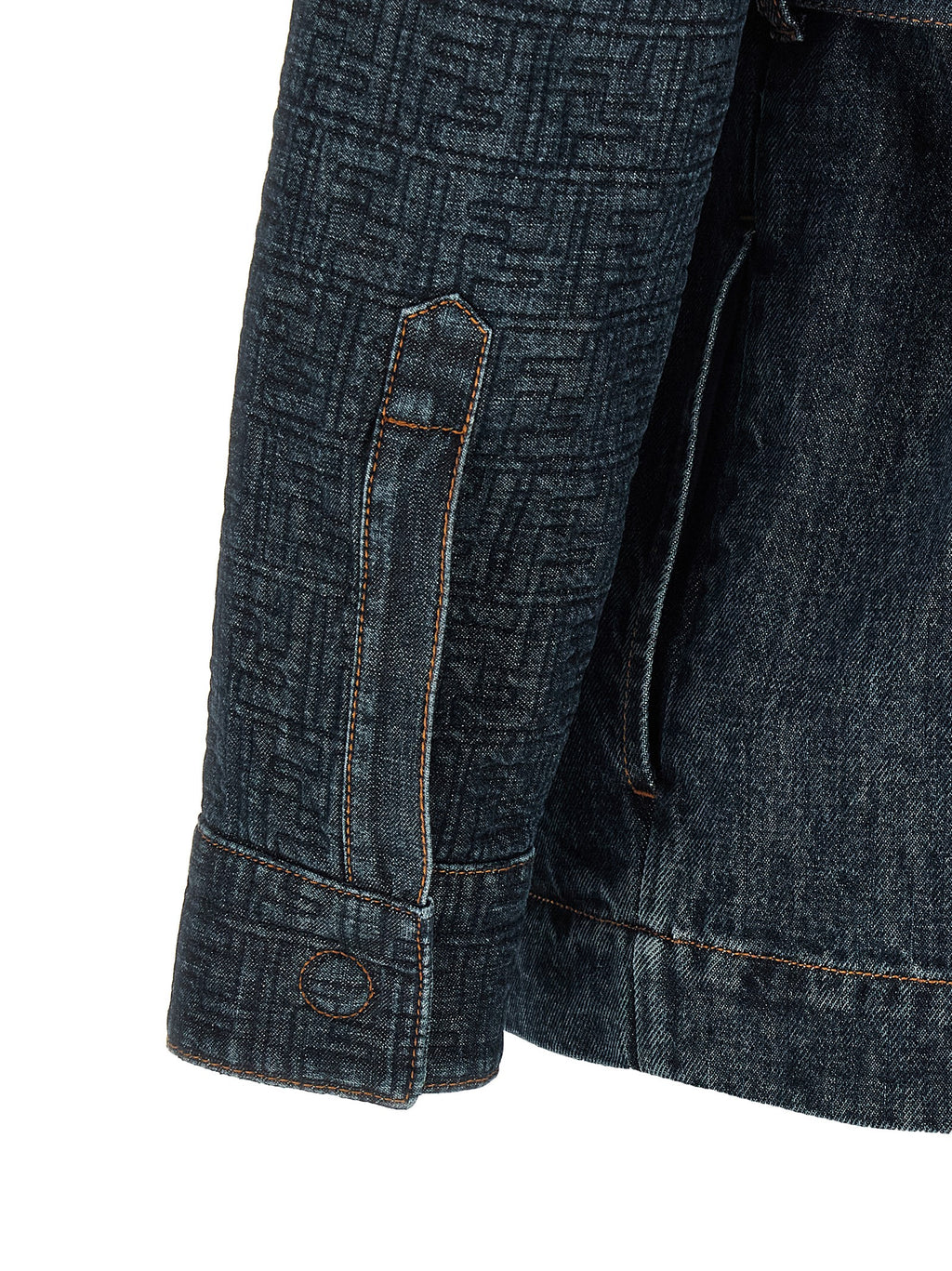 Fendi Blue Cotton Denim Jacket