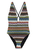 Missoni Multicolor Viscose One-Piece Swimsuit