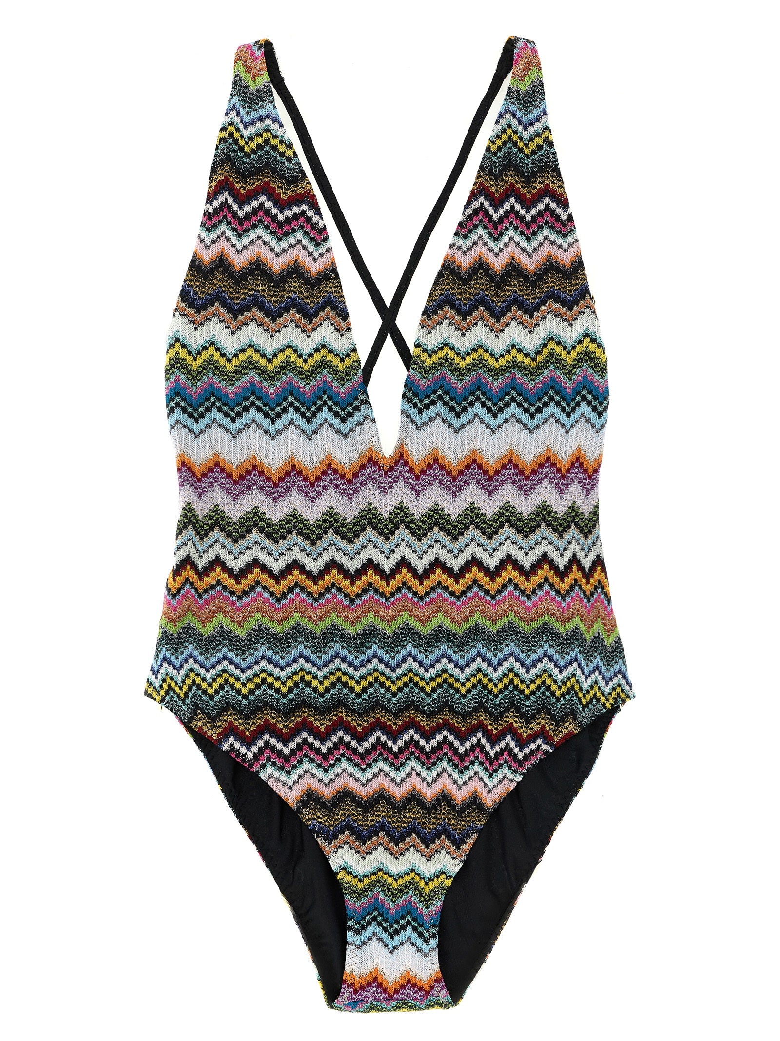 Missoni Multicolor Viscose One-Piece Swimsuit