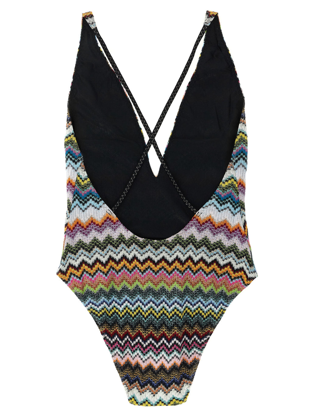 Missoni Multicolor Viscose One-Piece Swimsuit