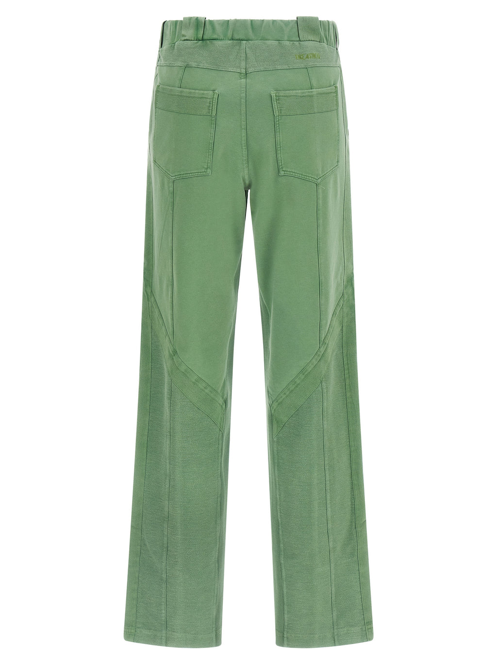 The Attico Bicolor Cotton Casual Pants