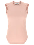The Attico Multicolor Cotton Sleeveles T-Shirt