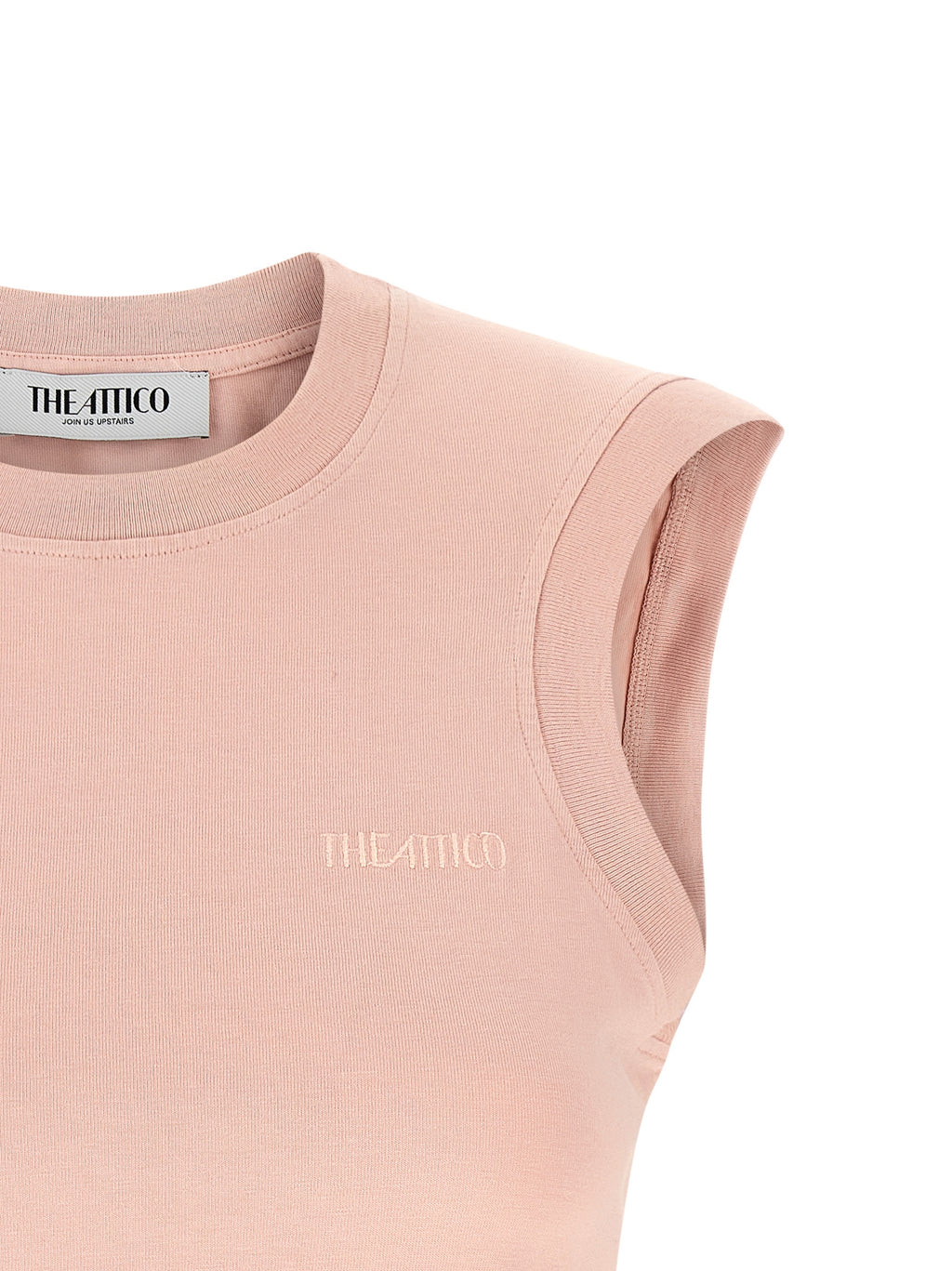 The Attico Multicolor Cotton Sleeveles T-Shirt