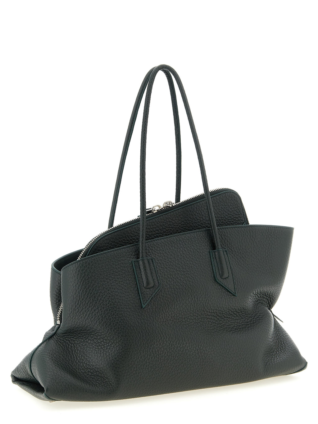The Attico Bicolor Calfskin Shoulder Bag