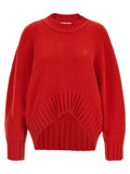 The Attico Multicolor Virgin Wool Cardigan