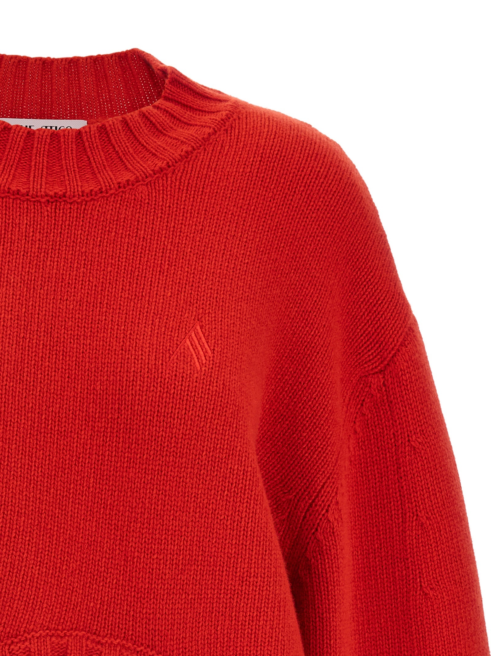 The Attico Multicolor Virgin Wool Cardigan