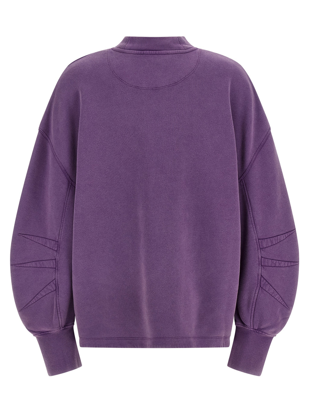 The Attico Purple Cotton Sweatshirt